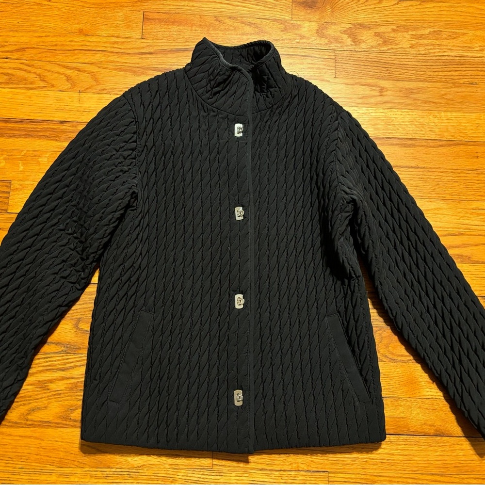 Gallery Black Textured Jacket